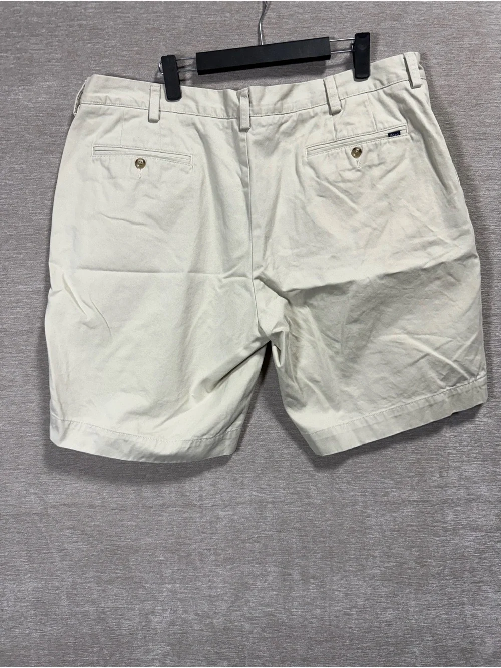 Polo Ralph Lauren Classic Fit 9” Chino Shorts Men’s 40 Beige Khaki Cotton
